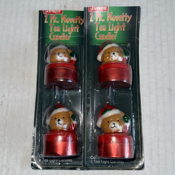 NEW Vintage JoyBrite Novelty Tea Light Candles - Picture 3 of 6
